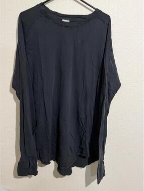 We The Free Black Long Sleeve Shirt Size Large